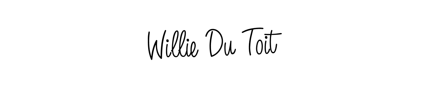 It looks lik you need a new signature style for name Willie Du Toit. Design unique handwritten (Angelique-Rose-font-FFP) signature with our free signature maker in just a few clicks. Willie Du Toit signature style 5 images and pictures png