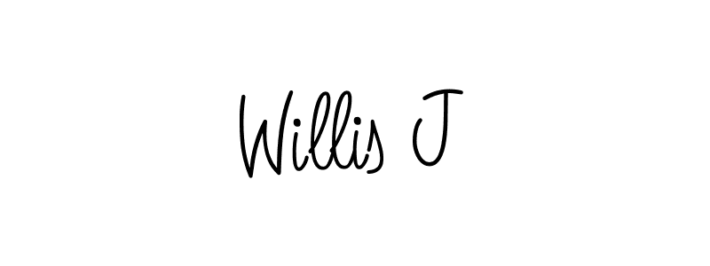 This is the best signature style for the Willis J name. Also you like these signature font (Angelique-Rose-font-FFP). Mix name signature. Willis J signature style 5 images and pictures png