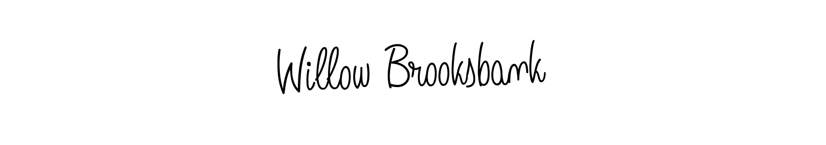You can use this online signature creator to create a handwritten signature for the name Willow Brooksbank. This is the best online autograph maker. Willow Brooksbank signature style 5 images and pictures png