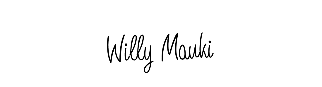 Angelique-Rose-font-FFP is a professional signature style that is perfect for those who want to add a touch of class to their signature. It is also a great choice for those who want to make their signature more unique. Get Willy Mauki name to fancy signature for free. Willy Mauki signature style 5 images and pictures png