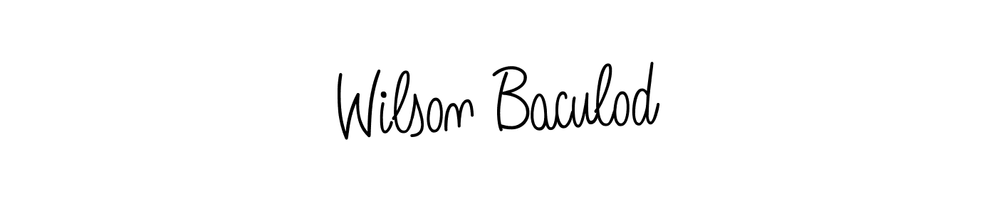 This is the best signature style for the Wilson Baculod name. Also you like these signature font (Angelique-Rose-font-FFP). Mix name signature. Wilson Baculod signature style 5 images and pictures png