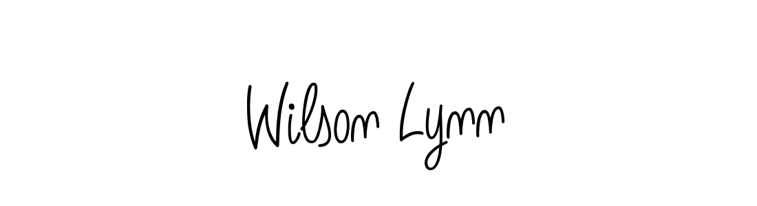 How to make Wilson Lynn name signature. Use Angelique-Rose-font-FFP style for creating short signs online. This is the latest handwritten sign. Wilson Lynn signature style 5 images and pictures png