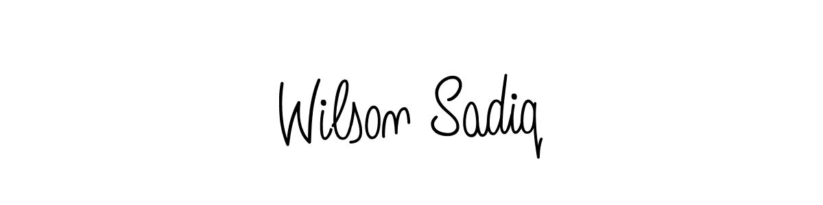 You can use this online signature creator to create a handwritten signature for the name Wilson Sadiq. This is the best online autograph maker. Wilson Sadiq signature style 5 images and pictures png