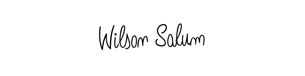 if you are searching for the best signature style for your name Wilson Salum. so please give up your signature search. here we have designed multiple signature styles  using Angelique-Rose-font-FFP. Wilson Salum signature style 5 images and pictures png