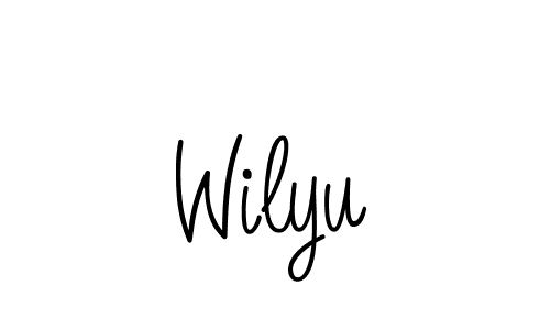 Make a short Wilyu signature style. Manage your documents anywhere anytime using Angelique-Rose-font-FFP. Create and add eSignatures, submit forms, share and send files easily. Wilyu signature style 5 images and pictures png