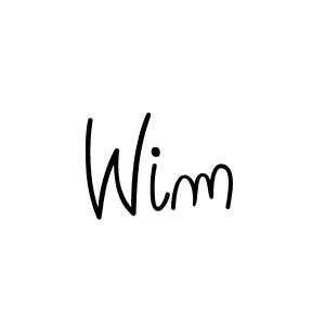 Make a beautiful signature design for name Wim. Use this online signature maker to create a handwritten signature for free. Wim signature style 5 images and pictures png