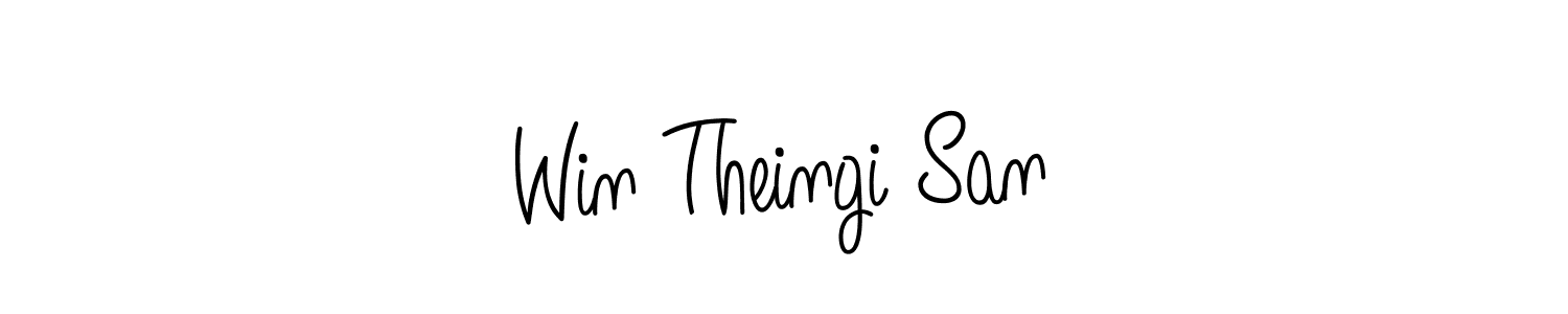 Similarly Angelique-Rose-font-FFP is the best handwritten signature design. Signature creator online .You can use it as an online autograph creator for name Win Theingi San. Win Theingi San signature style 5 images and pictures png