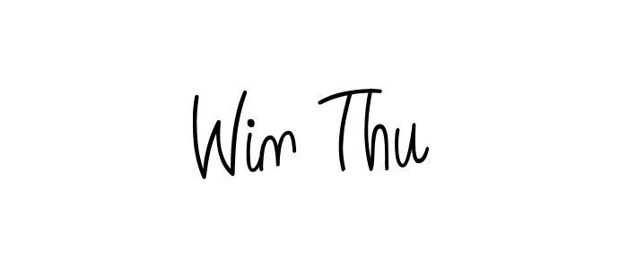 Once you've used our free online signature maker to create your best signature Angelique-Rose-font-FFP style, it's time to enjoy all of the benefits that Win Thu name signing documents. Win Thu signature style 5 images and pictures png
