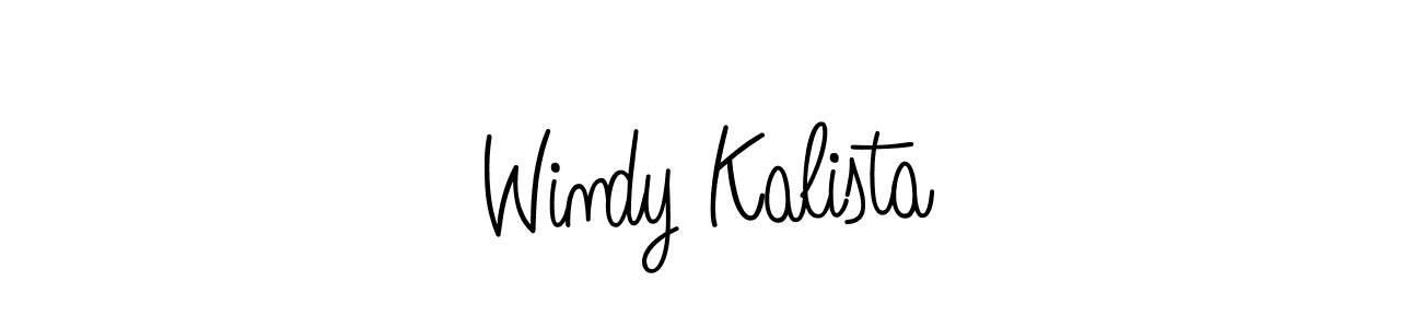 Best and Professional Signature Style for Windy Kalista. Angelique-Rose-font-FFP Best Signature Style Collection. Windy Kalista signature style 5 images and pictures png