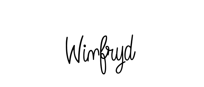 How to make Winfryd signature? Angelique-Rose-font-FFP is a professional autograph style. Create handwritten signature for Winfryd name. Winfryd signature style 5 images and pictures png