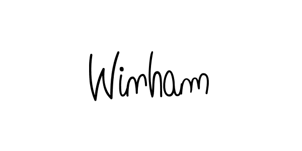 Angelique-Rose-font-FFP is a professional signature style that is perfect for those who want to add a touch of class to their signature. It is also a great choice for those who want to make their signature more unique. Get Winham name to fancy signature for free. Winham signature style 5 images and pictures png