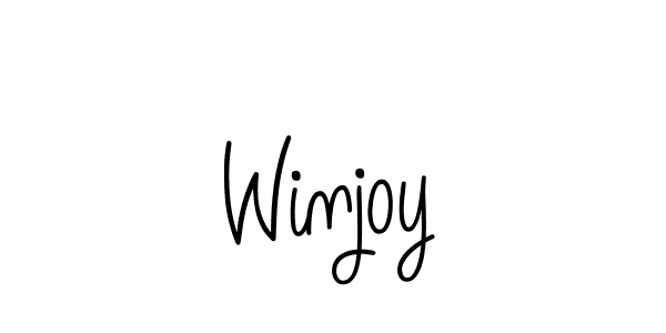 Once you've used our free online signature maker to create your best signature Angelique-Rose-font-FFP style, it's time to enjoy all of the benefits that Winjoy name signing documents. Winjoy signature style 5 images and pictures png