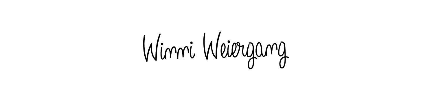 Similarly Angelique-Rose-font-FFP is the best handwritten signature design. Signature creator online .You can use it as an online autograph creator for name Winni Weiergang. Winni Weiergang signature style 5 images and pictures png