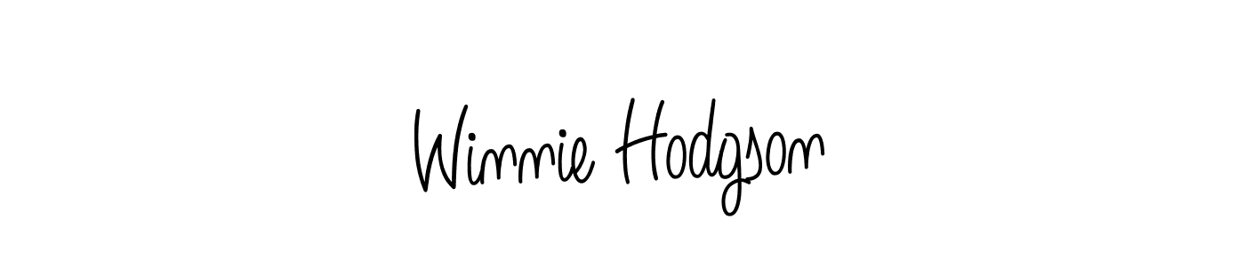 Check out images of Autograph of Winnie Hodgson name. Actor Winnie Hodgson Signature Style. Angelique-Rose-font-FFP is a professional sign style online. Winnie Hodgson signature style 5 images and pictures png