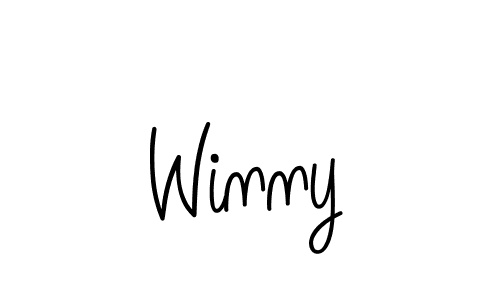 Also we have Winny name is the best signature style. Create professional handwritten signature collection using Angelique-Rose-font-FFP autograph style. Winny signature style 5 images and pictures png