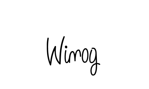 Check out images of Autograph of Winog name. Actor Winog Signature Style. Angelique-Rose-font-FFP is a professional sign style online. Winog signature style 5 images and pictures png