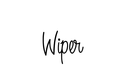 How to make Wiper name signature. Use Angelique-Rose-font-FFP style for creating short signs online. This is the latest handwritten sign. Wiper signature style 5 images and pictures png