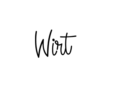 You can use this online signature creator to create a handwritten signature for the name Wirt. This is the best online autograph maker. Wirt signature style 5 images and pictures png