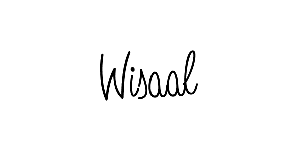 Create a beautiful signature design for name Wisaal. With this signature (Angelique-Rose-font-FFP) fonts, you can make a handwritten signature for free. Wisaal signature style 5 images and pictures png