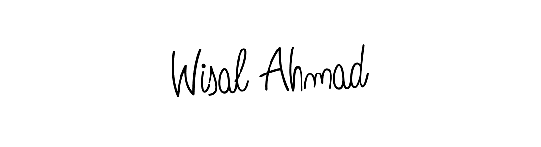if you are searching for the best signature style for your name Wisal Ahmad. so please give up your signature search. here we have designed multiple signature styles  using Angelique-Rose-font-FFP. Wisal Ahmad signature style 5 images and pictures png