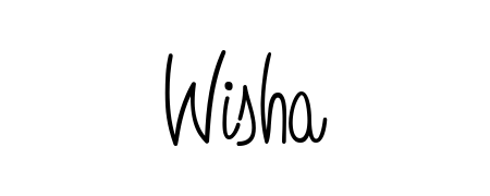 The Angelique-Rose-font-FFP font transforms the name Wisha into an executive sign with sharp precision and distinguished character. Wisha signature style 5 images and pictures png