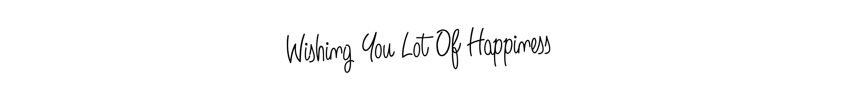 How to make Wishing You Lot Of Happiness name signature. Use Angelique-Rose-font-FFP style for creating short signs online. This is the latest handwritten sign. Wishing You Lot Of Happiness signature style 5 images and pictures png