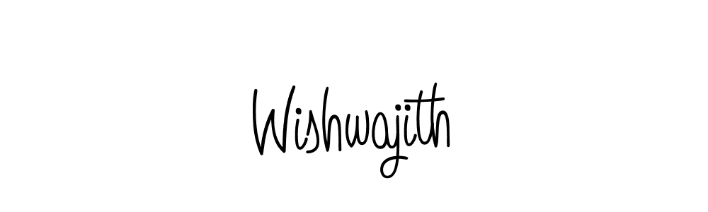 How to Draw Wishwajith signature style? Angelique-Rose-font-FFP is a latest design signature styles for name Wishwajith. Wishwajith signature style 5 images and pictures png