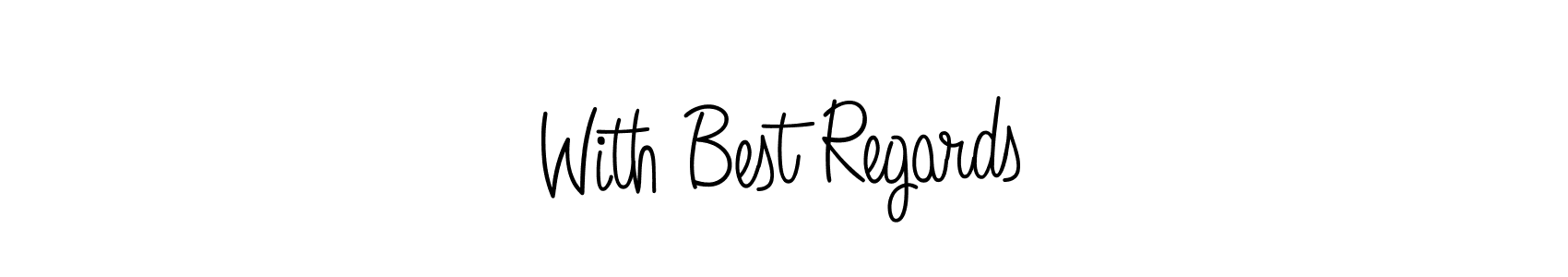 Here are the top 10 professional signature styles for the name With Best Regards. These are the best autograph styles you can use for your name. With Best Regards signature style 5 images and pictures png