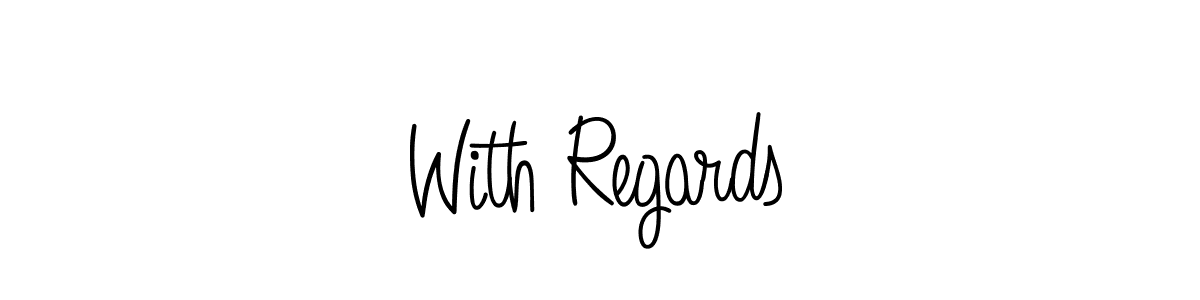 Make a beautiful signature design for name With Regards. Use this online signature maker to create a handwritten signature for free. With Regards signature style 5 images and pictures png