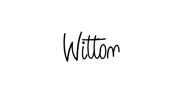 Also we have Witton name is the best signature style. Create professional handwritten signature collection using Angelique-Rose-font-FFP autograph style. Witton signature style 5 images and pictures png