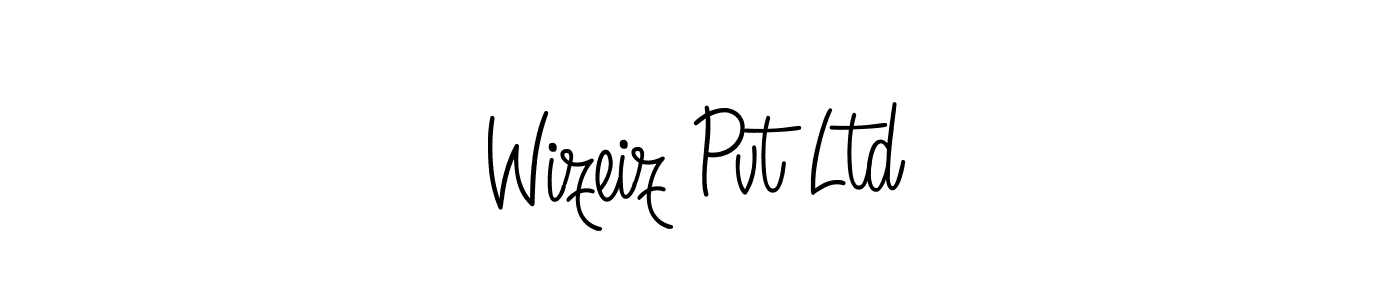 This is the best signature style for the Wizeiz Pvt Ltd name. Also you like these signature font (Angelique-Rose-font-FFP). Mix name signature. Wizeiz Pvt Ltd signature style 5 images and pictures png