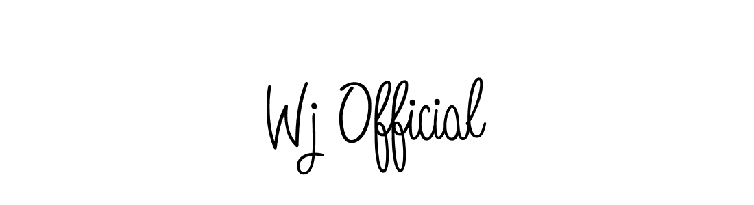 Once you've used our free online signature maker to create your best signature Angelique-Rose-font-FFP style, it's time to enjoy all of the benefits that Wj Official name signing documents. Wj Official signature style 5 images and pictures png