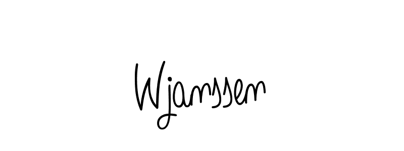 Wjanssen stylish signature style. Best Handwritten Sign (Angelique-Rose-font-FFP) for my name. Handwritten Signature Collection Ideas for my name Wjanssen. Wjanssen signature style 5 images and pictures png