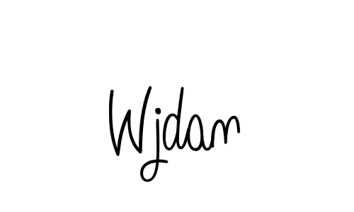 How to make Wjdan signature? Angelique-Rose-font-FFP is a professional autograph style. Create handwritten signature for Wjdan name. Wjdan signature style 5 images and pictures png