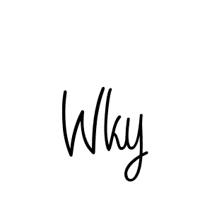 Make a short Wky signature style. Manage your documents anywhere anytime using Angelique-Rose-font-FFP. Create and add eSignatures, submit forms, share and send files easily. Wky signature style 5 images and pictures png