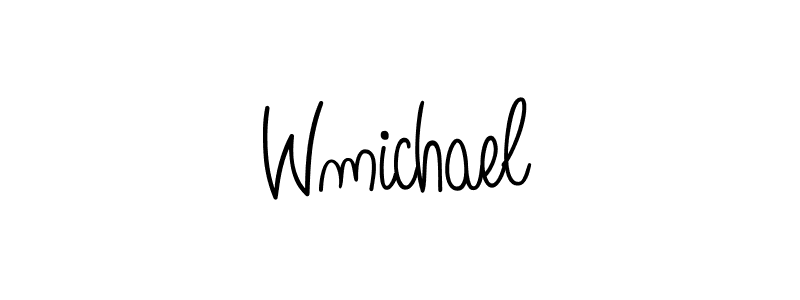 Wmichael stylish signature style. Best Handwritten Sign (Angelique-Rose-font-FFP) for my name. Handwritten Signature Collection Ideas for my name Wmichael. Wmichael signature style 5 images and pictures png