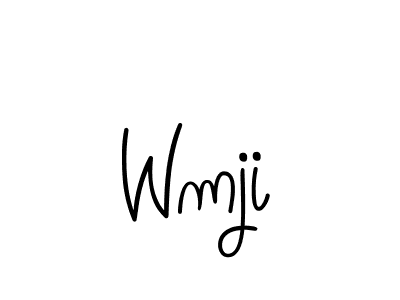 Make a beautiful signature design for name Wmji. Use this online signature maker to create a handwritten signature for free. Wmji signature style 5 images and pictures png