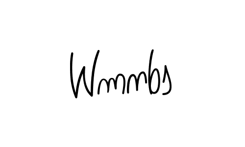 Here are the top 10 professional signature styles for the name Wmnbs. These are the best autograph styles you can use for your name. Wmnbs signature style 5 images and pictures png