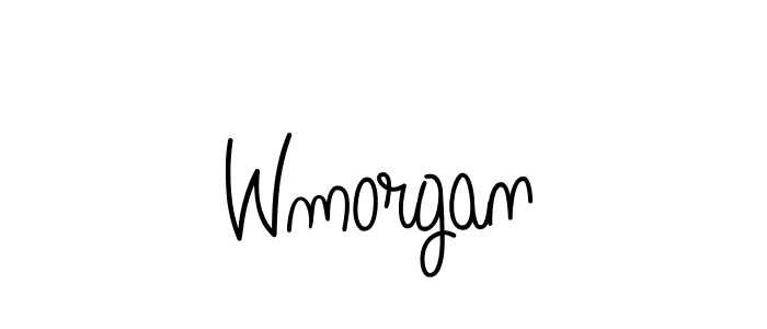 Best and Professional Signature Style for Wmorgan. Angelique-Rose-font-FFP Best Signature Style Collection. Wmorgan signature style 5 images and pictures png