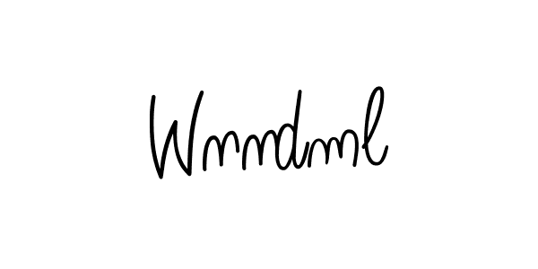 Check out images of Autograph of Wnndml name. Actor Wnndml Signature Style. Angelique-Rose-font-FFP is a professional sign style online. Wnndml signature style 5 images and pictures png