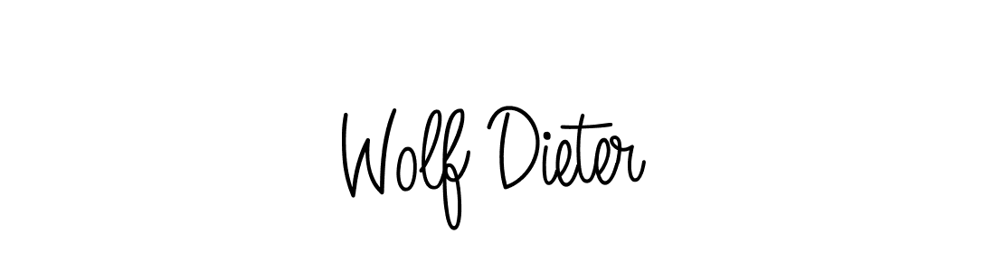 Design your own signature with our free online signature maker. With this signature software, you can create a handwritten (Angelique-Rose-font-FFP) signature for name Wolf Dieter. Wolf Dieter signature style 5 images and pictures png