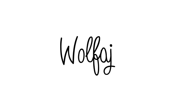 Check out images of Autograph of Wolfaj name. Actor Wolfaj Signature Style. Angelique-Rose-font-FFP is a professional sign style online. Wolfaj signature style 5 images and pictures png