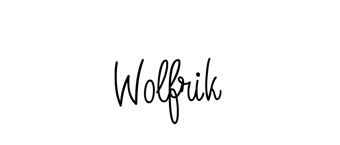 Angelique-Rose-font-FFP is a professional signature style that is perfect for those who want to add a touch of class to their signature. It is also a great choice for those who want to make their signature more unique. Get Wolfrik name to fancy signature for free. Wolfrik signature style 5 images and pictures png