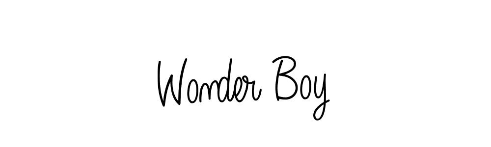 How to make Wonder Boy name signature. Use Angelique-Rose-font-FFP style for creating short signs online. This is the latest handwritten sign. Wonder Boy signature style 5 images and pictures png