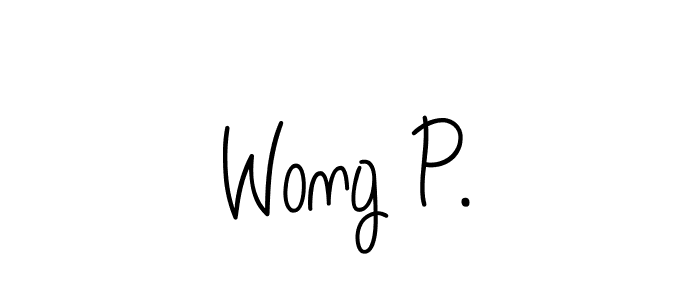 It looks lik you need a new signature style for name Wong P.. Design unique handwritten (Angelique-Rose-font-FFP) signature with our free signature maker in just a few clicks. Wong P. signature style 5 images and pictures png