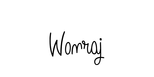 Make a short Wonraj signature style. Manage your documents anywhere anytime using Angelique-Rose-font-FFP. Create and add eSignatures, submit forms, share and send files easily. Wonraj signature style 5 images and pictures png