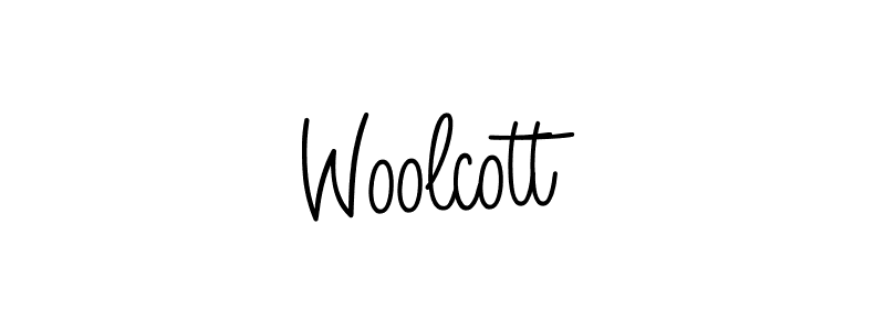 Woolcott stylish signature style. Best Handwritten Sign (Angelique-Rose-font-FFP) for my name. Handwritten Signature Collection Ideas for my name Woolcott. Woolcott signature style 5 images and pictures png