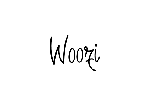 How to Draw Woozi signature style? Angelique-Rose-font-FFP is a latest design signature styles for name Woozi. Woozi signature style 5 images and pictures png