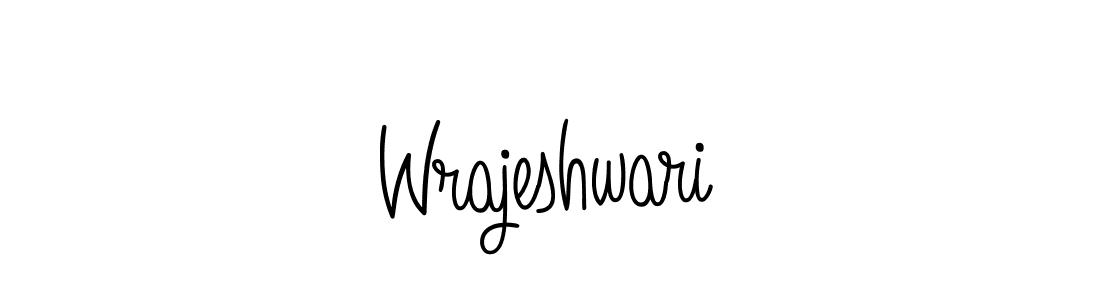 Design your own signature with our free online signature maker. With this signature software, you can create a handwritten (Angelique-Rose-font-FFP) signature for name Wrajeshwari. Wrajeshwari signature style 5 images and pictures png