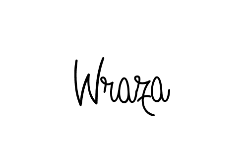 Once you've used our free online signature maker to create your best signature Angelique-Rose-font-FFP style, it's time to enjoy all of the benefits that Wraza name signing documents. Wraza signature style 5 images and pictures png